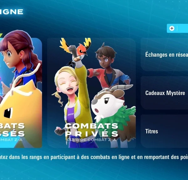 Echanges & évolutions Pokémon ZA : la liste complète des codes pour obtenir vos évolutions de Pokémon