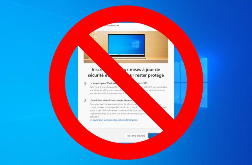 Fin de Windows 10 : des utilisateurs toujours privés d’inscription au programme de mises à jour étendues