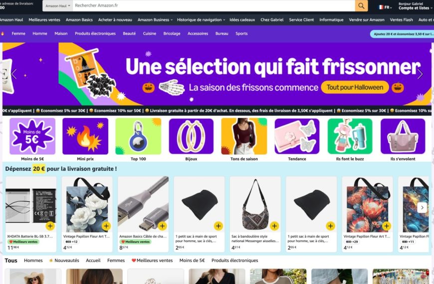 Amazon Haul débarque en France avec des milliers de produits à moins de 10 €
