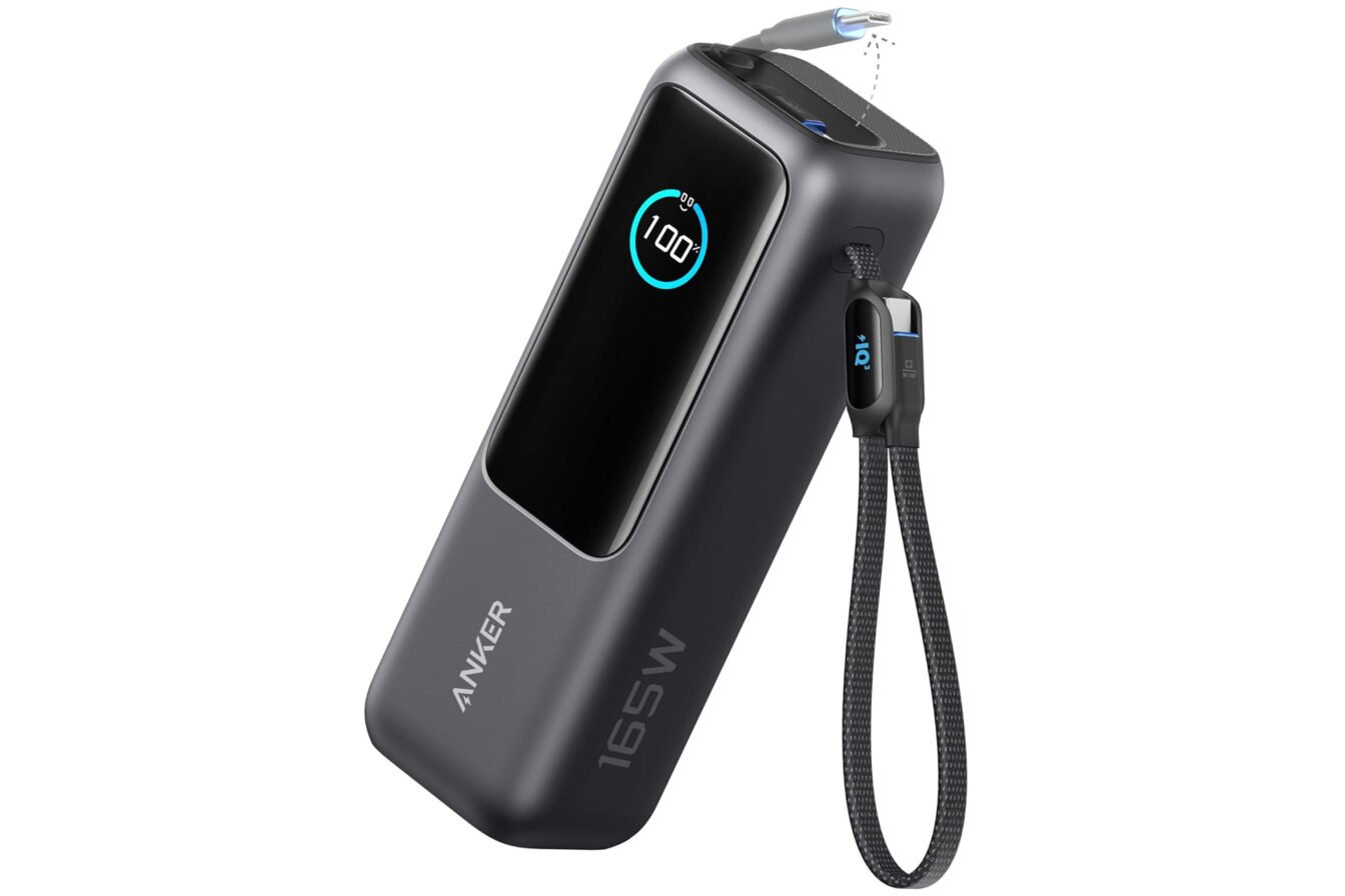 Cette batterie externe (25000mAh, 3 ports 100W) recharge votre ordinateur, et elle se vend pour des babioles ⚡️