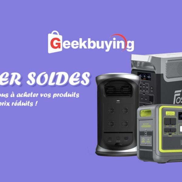 Pour les Super Soldes, Geekbuying massacre le prix des stations électriques portables