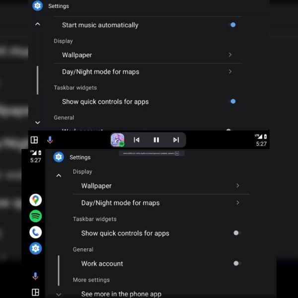Cette mise à jour d’Android Auto bloque les raccourcis de lecture et de trajet