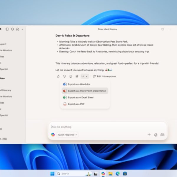Windows 11 : Copilot peut créer des documents Word, Excel, PowerPoint et PDF à votre place