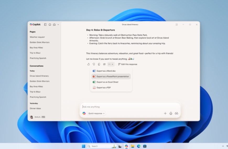 Windows 11 : Copilot peut créer des documents Word, Excel, PowerPoint et PDF à votre place