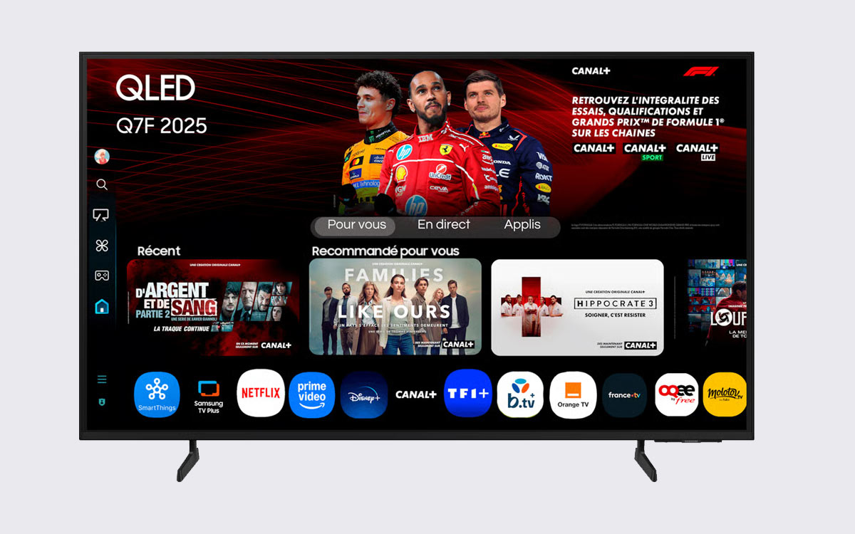 Samsung Q7F 2025 : la TV QLED de 65 pouces est à un super prix, mais il faut faire vite !