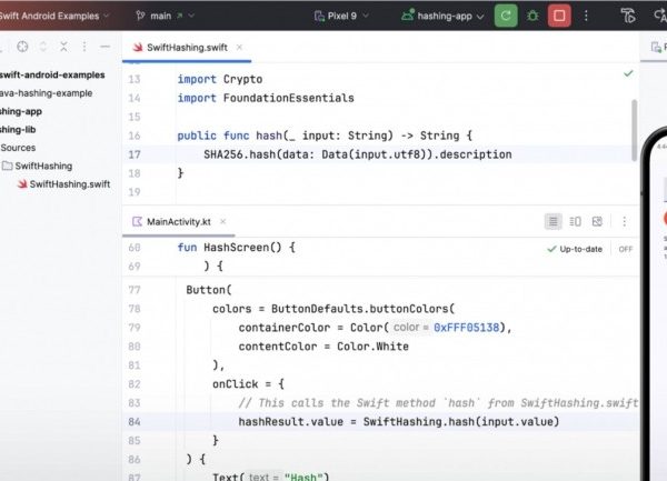 Le SDK Swift arrive pour le développement sur Android