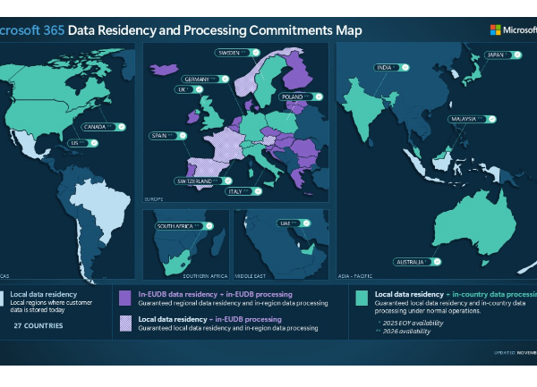 Microsoft pousse le traitement local des données de M365 Copilot