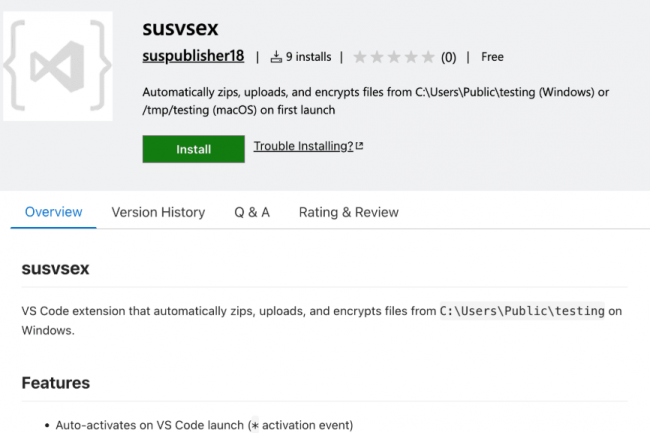 Microsoft dupé par une simple extension VSCode