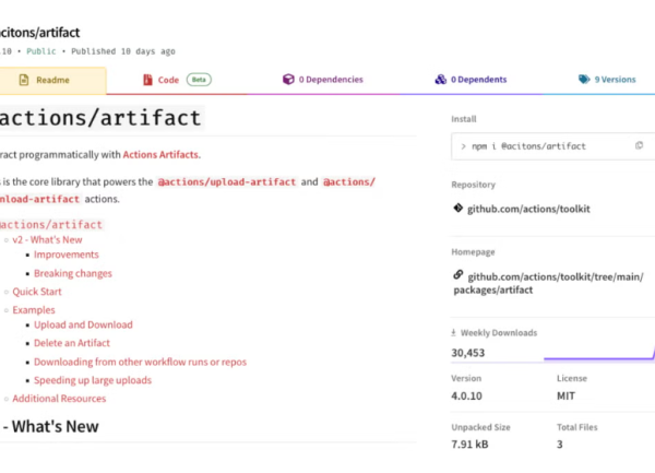 GitHub piège Actions avec un paquet npm malveillant