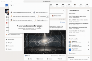 Linkedin améliore ses fonctions de recherche d'emploi avec l'IA