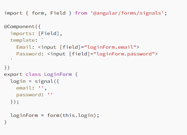 Angular 21 s'ouvre à la bibliothèque Signal Forms