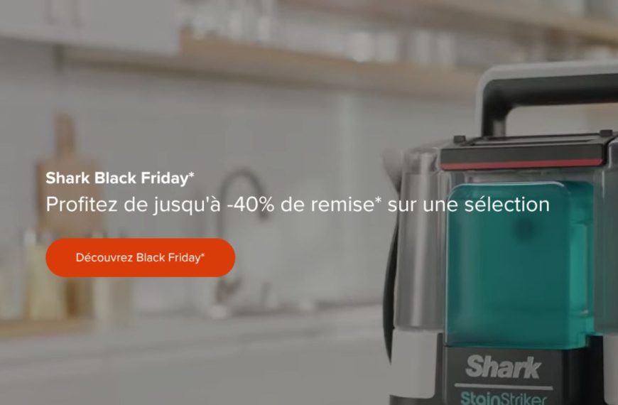 Aspirateur sans fil, détacheur, nettoyeur vapeur : Shark sort ses deals de folie pour le Black Friday
