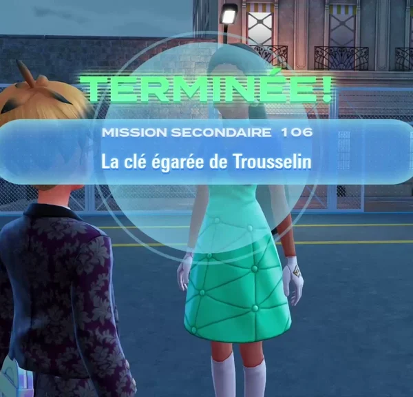 Mission 106 Pokemon ZA : où trouver la clé égarée de Trousselin ?