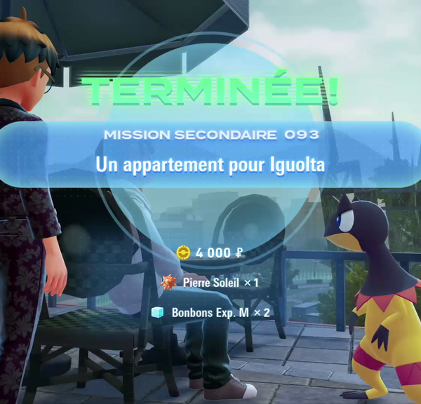 Un appartement pour Iguolta Pokémon ZA : comment réussir la mission secondaire 93 ?