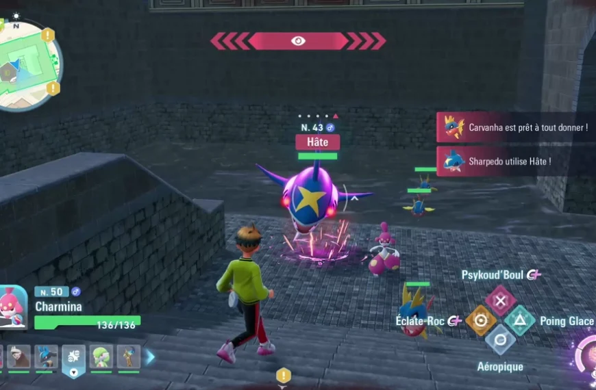 Pokémon Barons ZA : la carte de ceux qui apparaissent à 100% dans Illumis