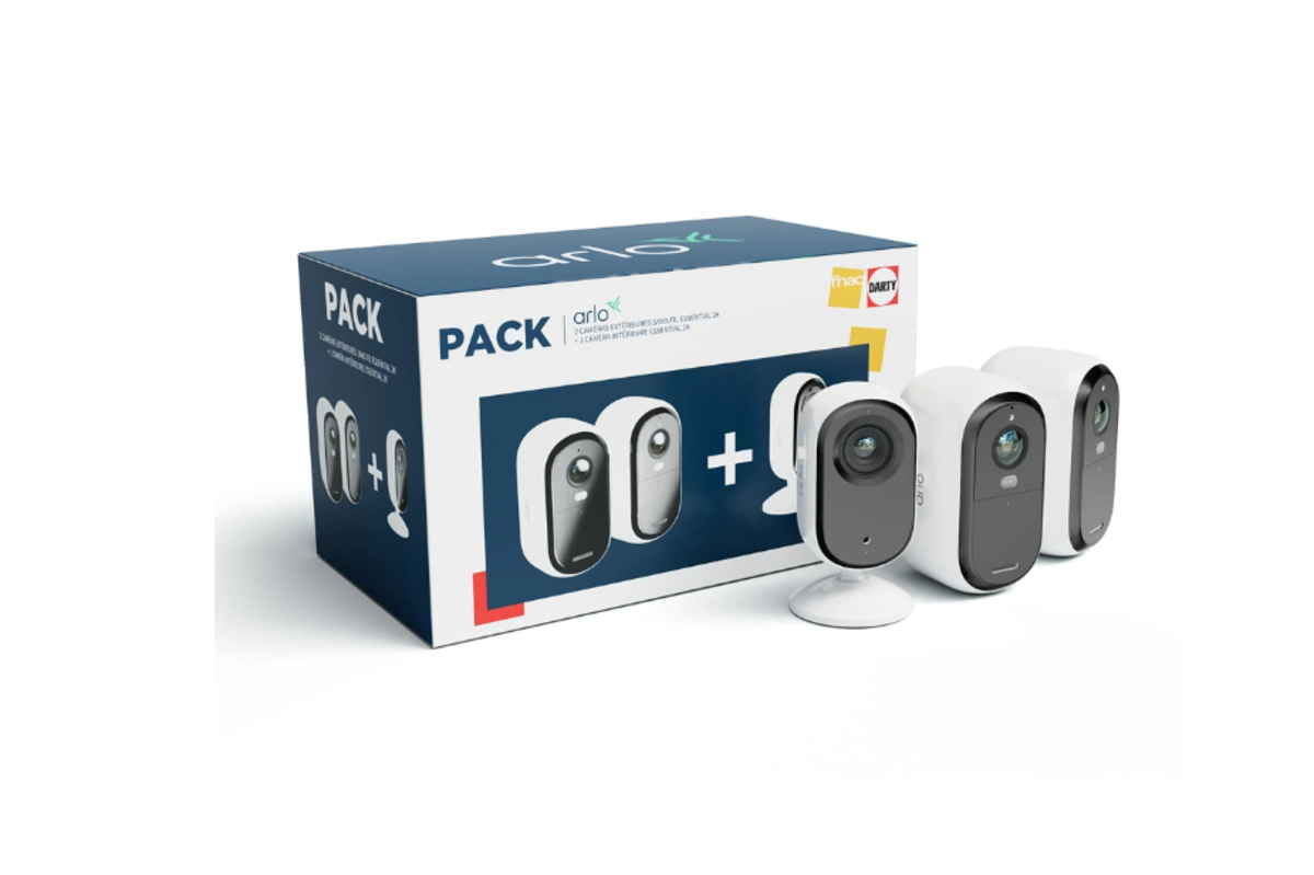 Surveillez jardin, entrée et intérieur pour moins de 100€ : l’offre Black Friday sur ce pack Arlo avec 3 caméras fait un carton !