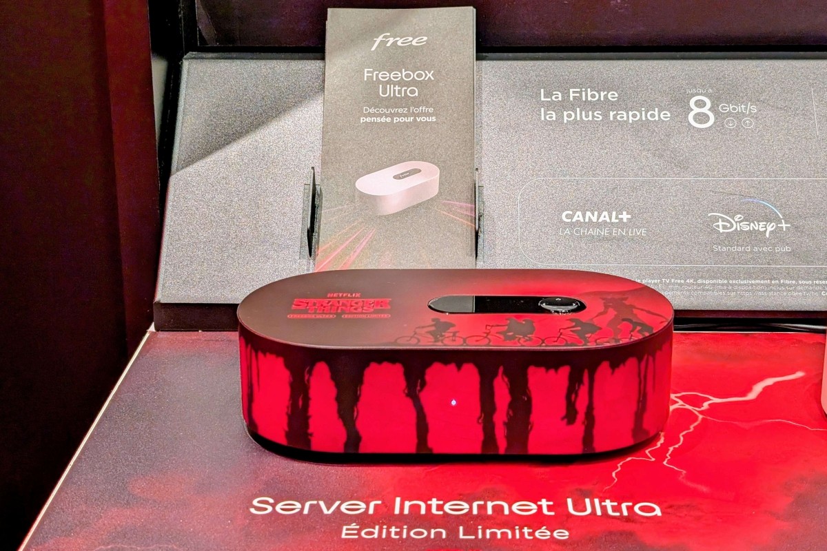 Free célèbre la fin de Stranger Things avec cette Freebox Ultra terrifiante, oserez-vous la mettre dans votre salon ?