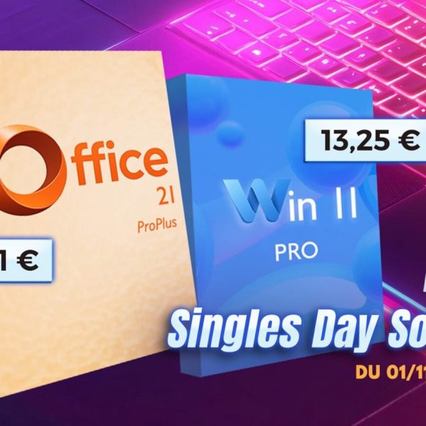 Supers deals Single’s Day : obtenez (à vie) Microsoft Office 2021 et Windows 11 Pro à prix cassé 