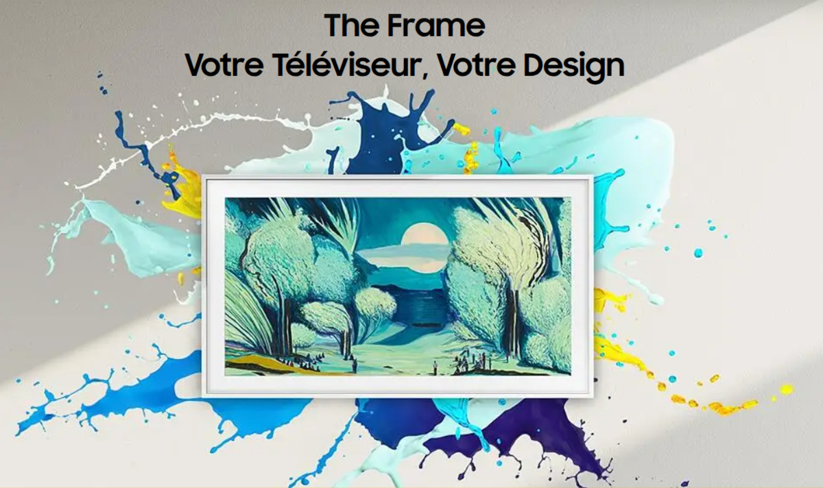 The Frame : la TV Samsung la plus élégante du marché chute à moins de 900 euros pour le Black Friday !