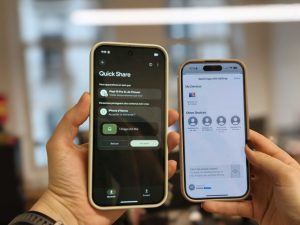 Comment faire un AirDrop depuis Android avec le Pixel 10 ?
