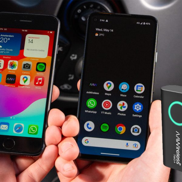 L’adaptateur AAWireless Two+ est disponible : Apple CarPlay et Android Auto sans fil dans le même boîtier !