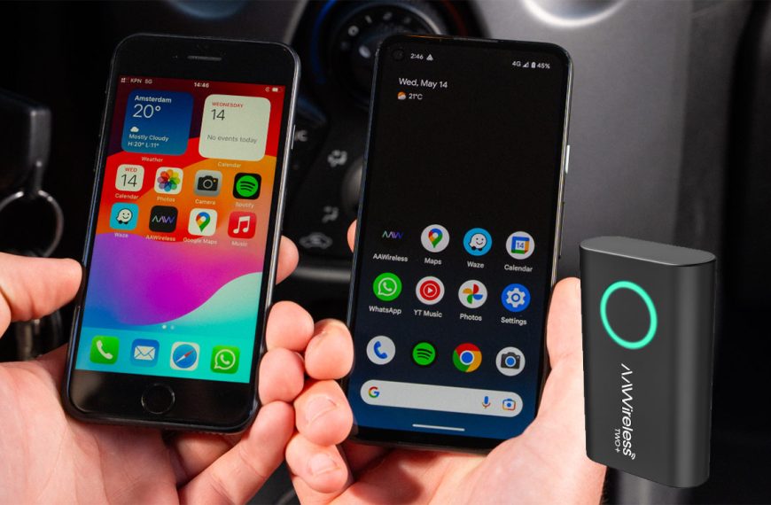 L’adaptateur AAWireless Two+ est disponible : Apple CarPlay et Android Auto sans fil dans le même boîtier !