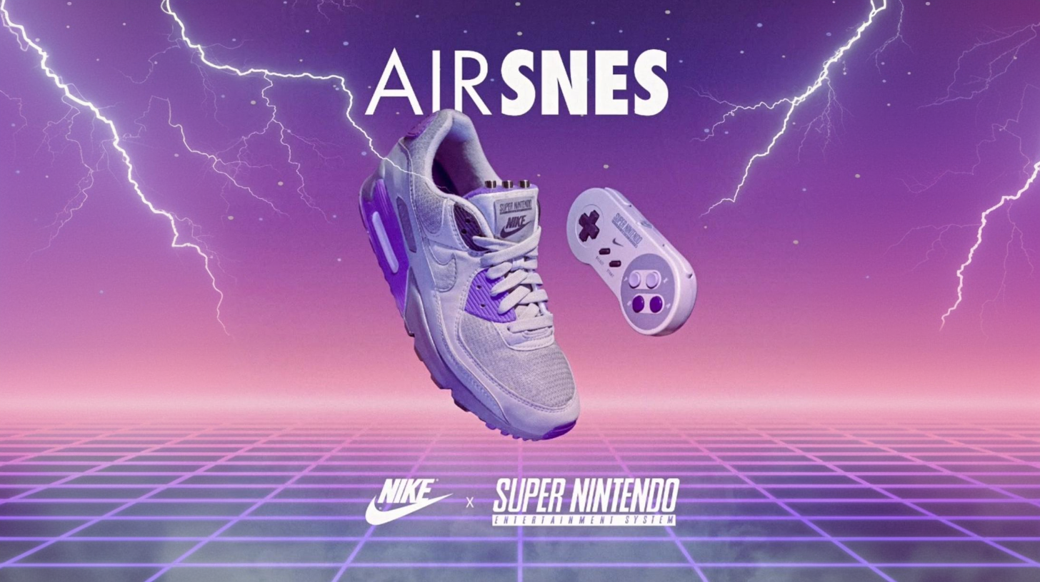 AIR SNES – Une Super Nintendo fonctionnelle intégrée dans une paire de Nike Air Max