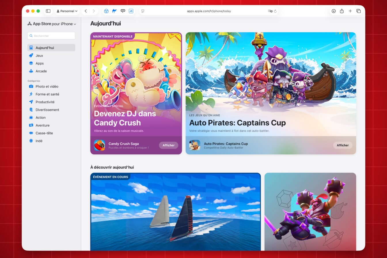 Apple lance enfin l’App Store sur le web, en oubliant l’essentiel