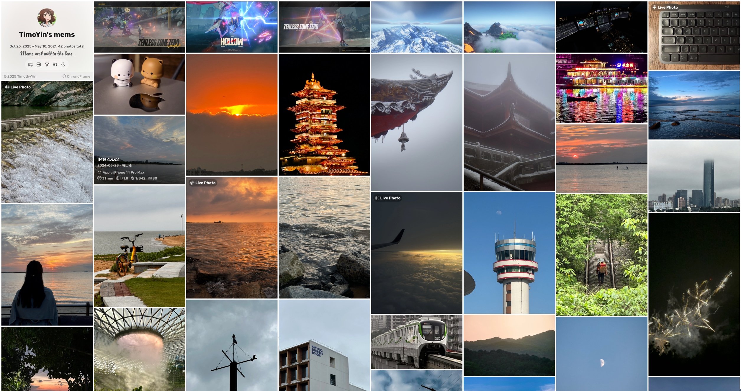 ChronoFrame – Reprenez le contrôle de vos photos