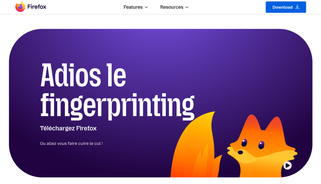 Firefox vous protège sérieusement contre le fingerprinting