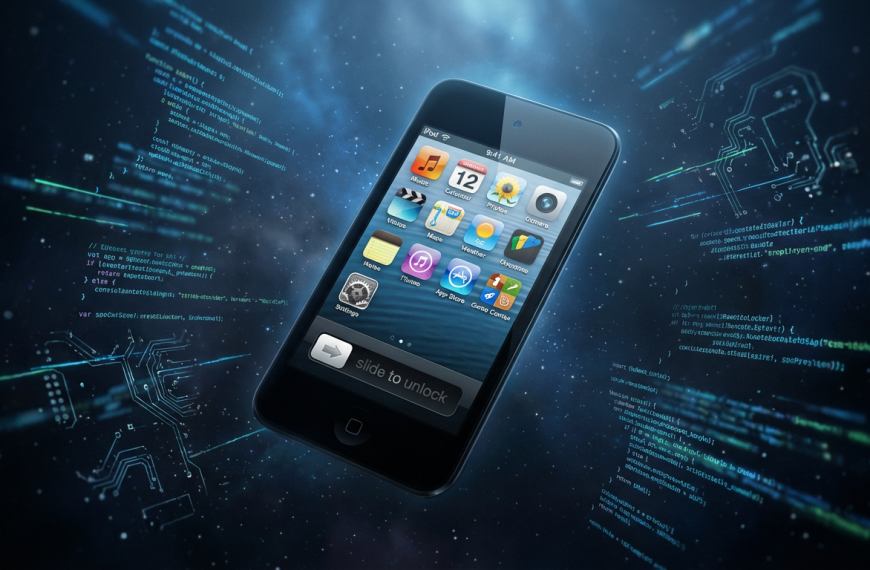 Il installe iOS 6 sur un iPod touch 3