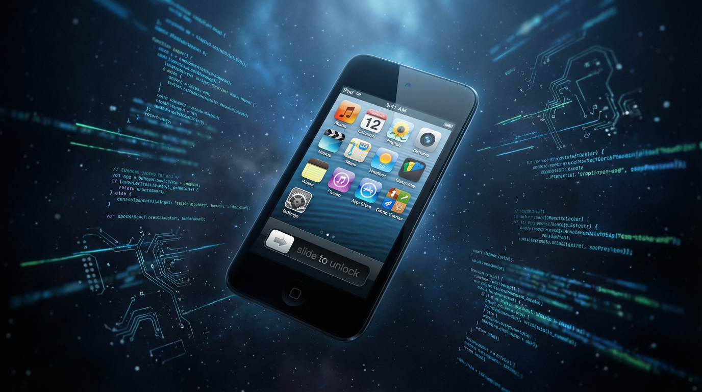 Il installe iOS 6 sur un iPod touch 3