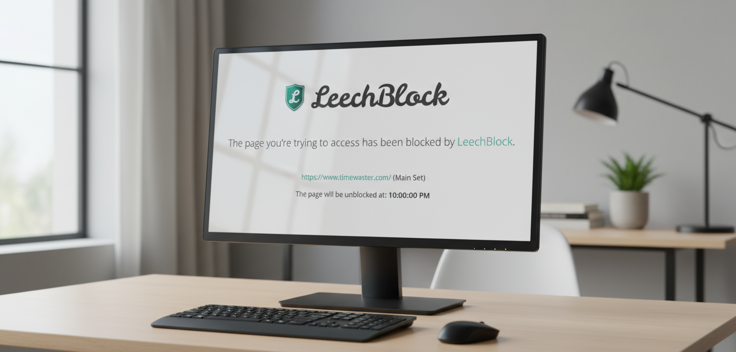 LeechBlock – L'extension qui vous sauve de la procrastination