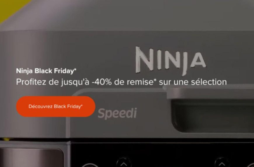 Air Fryer, Machine à glaces, Four à pizza : Ninja fracasse ses prix pour le Black Friday
