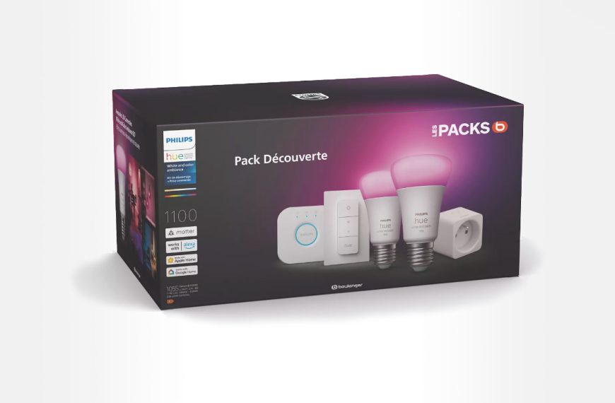 Le pack Découverte complet Philips Hue W&C est à moitié prix : c’est le moment de connecter votre éclairage !