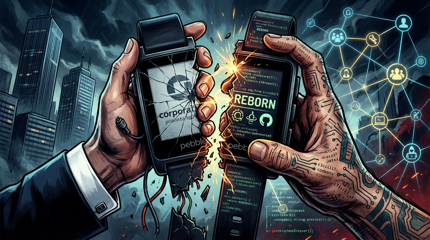 La montre Pebble est de retour – Mais ça part en vrille