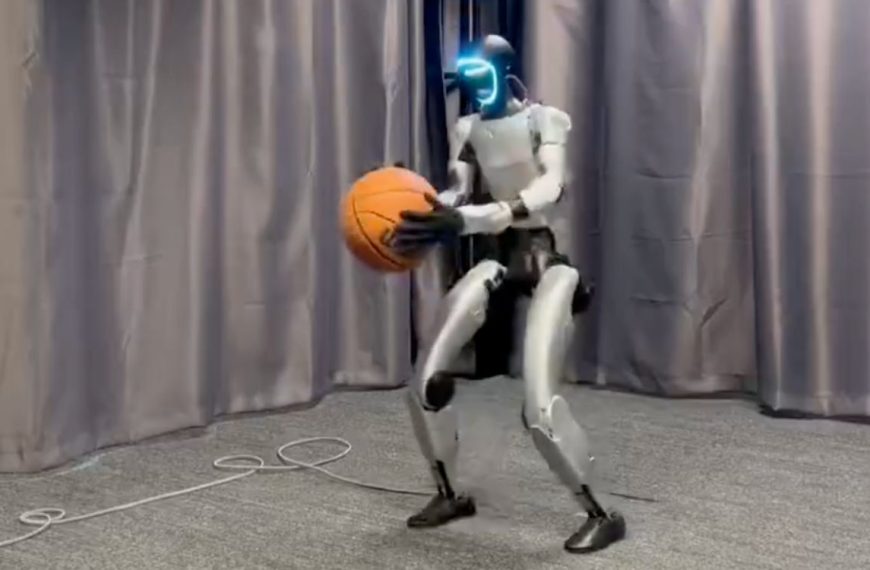 Ce robot ne tire pas encore comme Stephen Curry, mais il apprend vite : la preuve en vidéo