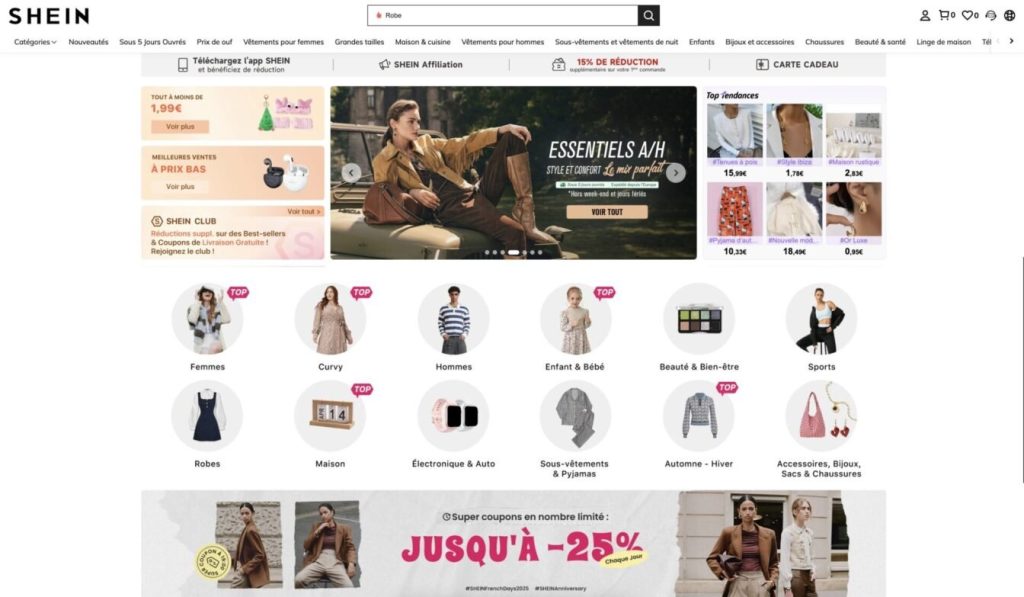 Pas de suspension pour Shein, qui reste sous haute surveillance