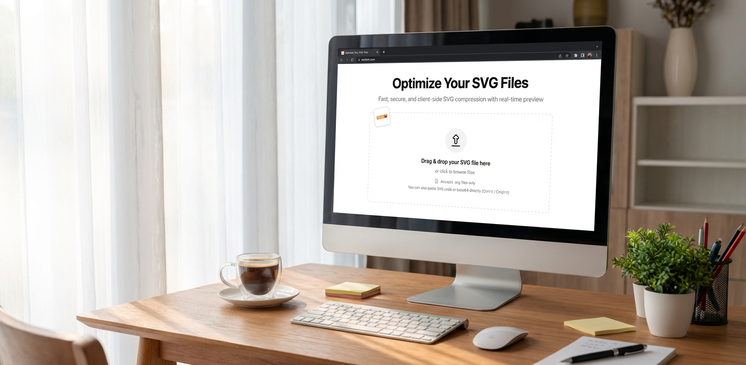 Tiny SVG – Compressez vos SVG sans rien uploader