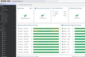 Proxmox lance une version stable de Datacenter Manager