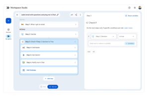 Avec Workspace Studio, Google facilite la création d'agents IA