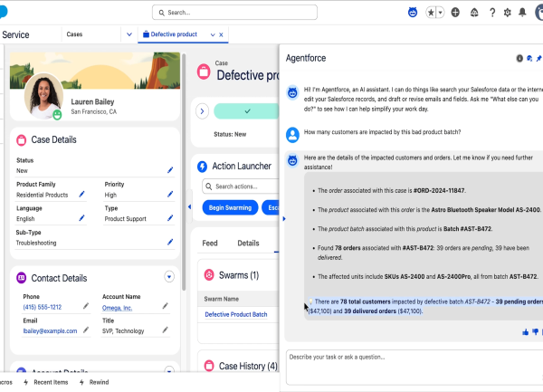 Salesforce commence l'intégration d'Informatica à Agentforce 360