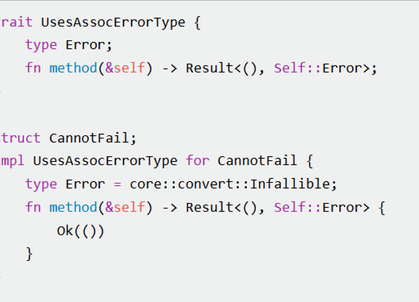 Rust 1.92 arrête les alertes par défaut sur le type never