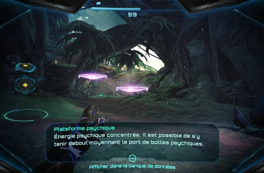 Bottes Psychiques Metroid Prime 4 : où les trouver pour le double saut et les plateformes psychiques ?