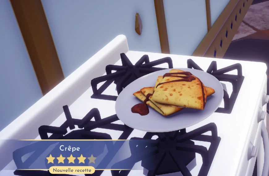 Crêpes Disney Dreamlight Valley : comment préparer cette recette de dessert 4 étoiles ?