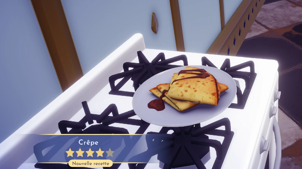 Crêpes Disney Dreamlight Valley : comment préparer cette recette de dessert 4 étoiles ?