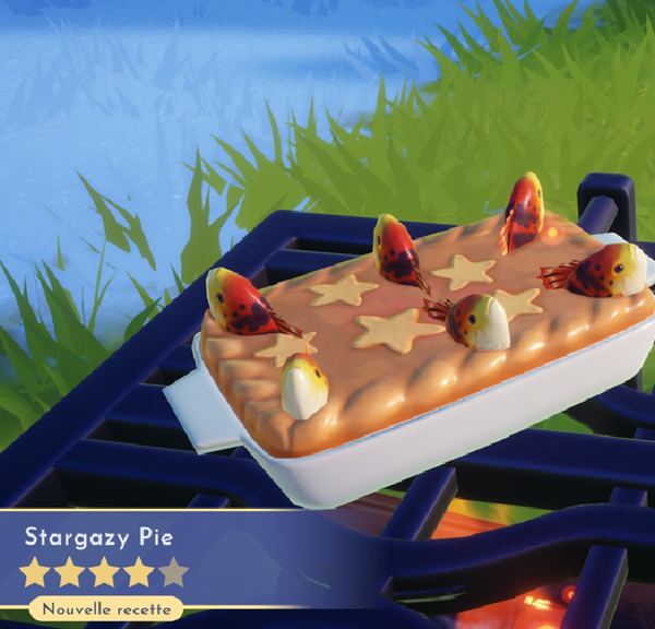 Stargazy Pie Dreamlight Valley : comment préparer cette recette d'entrée 4 étoiles ?