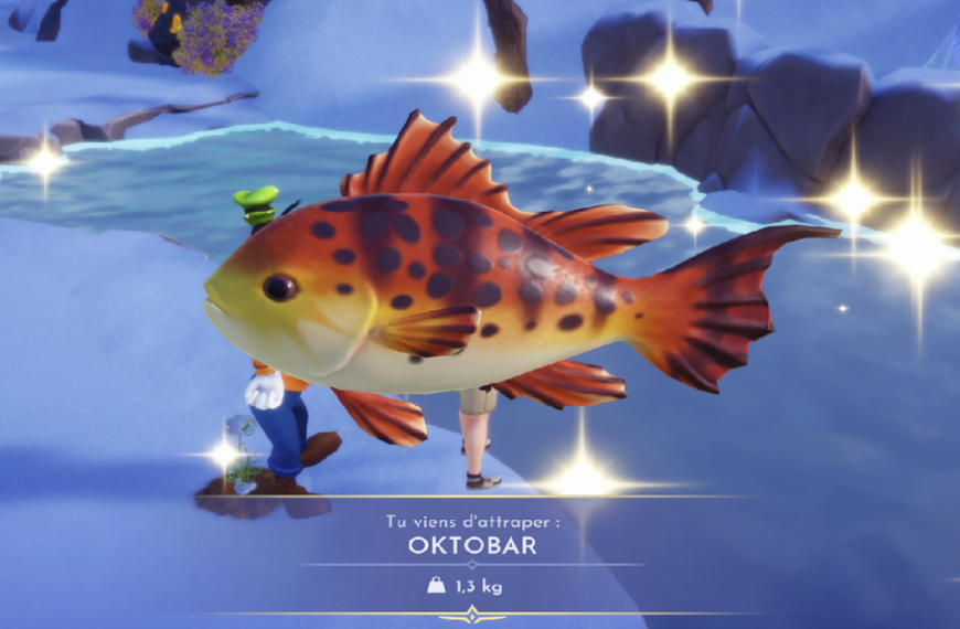 Oktobar Disney Dreamlight Valley : Où pêcher ce poisson et pour quelles recettes ?