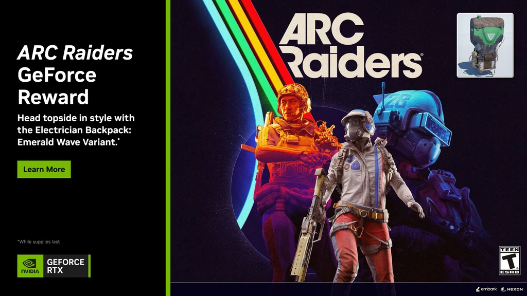 Raiders ! Ne ratez pas votre chance d’obtenir une récompense gratuite sur ARC Raiders grâce à Nvidia