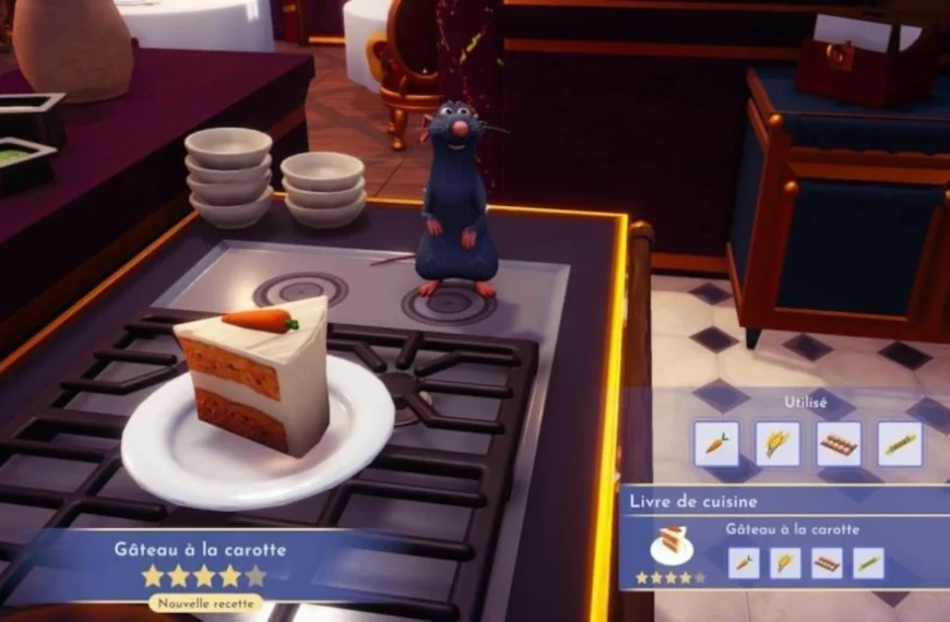 Gâteau à la carotte Dreamlight Valley : comment préparer cette recette quatre étoiles ?